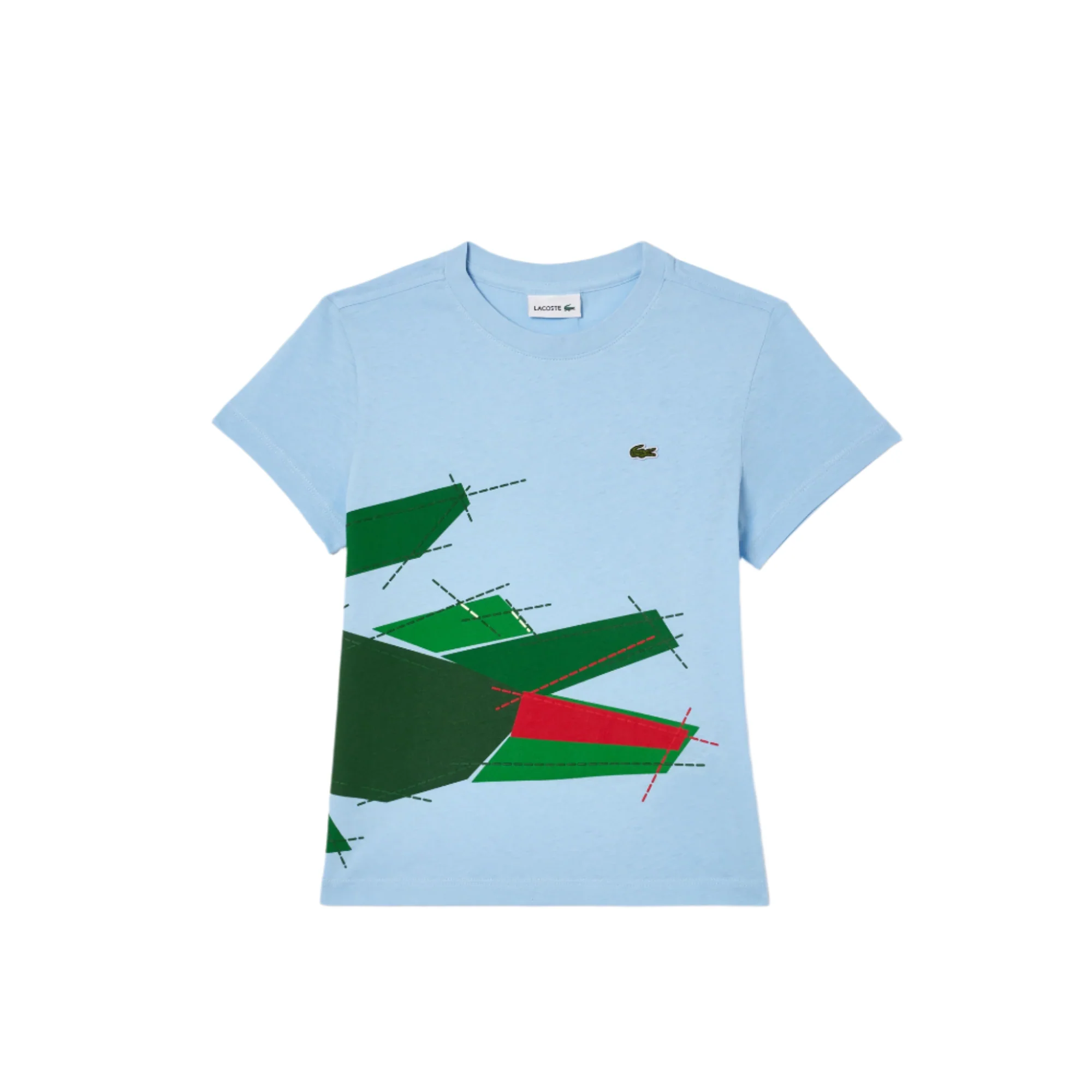 T-shirt en coton à imprimé crocodile