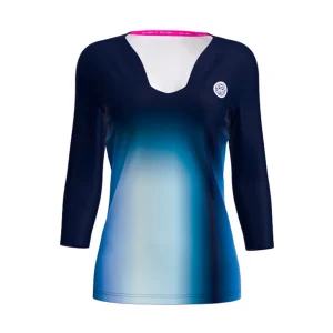 T-shirt à manches longues et col en V Spectrum