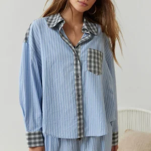 Anneliese | Ensemble Pyjama Deux Pièces en Coton Doux et Extensible pour Femme