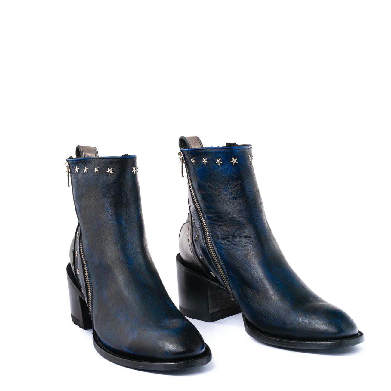 MEXICANA - Berlin Blue Silver Cowhide – Image 4