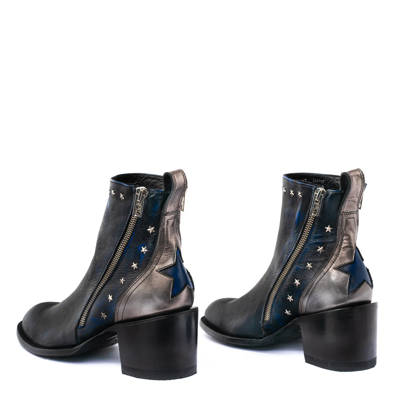 MEXICANA - Berlin Blue Silver Cowhide – Image 5