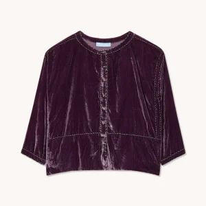 L'ÎLE BLEUE - Blouse Frieda Dark Mauve