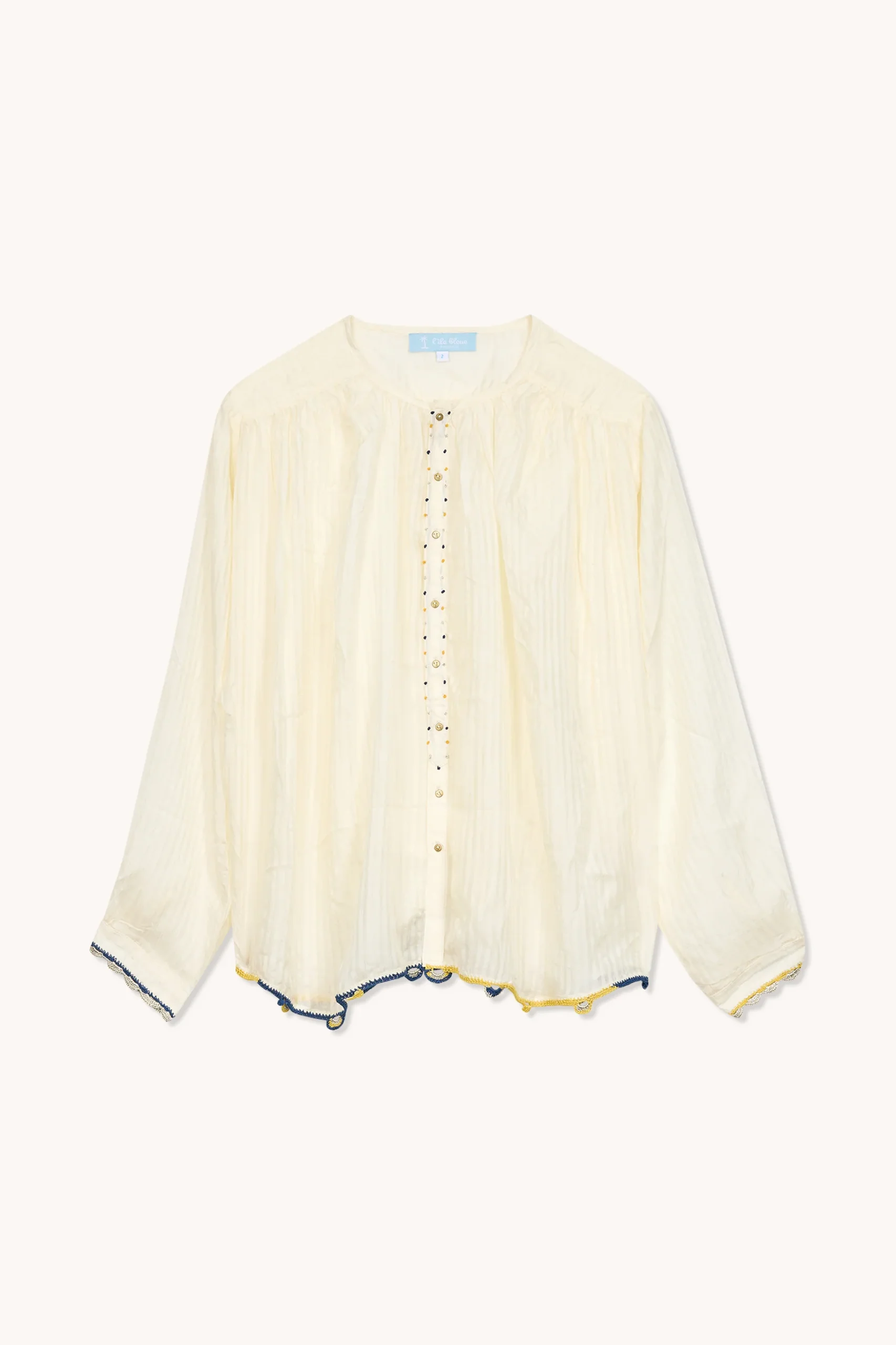 L'ÎLE BLEUE - Blouse Lily Soie