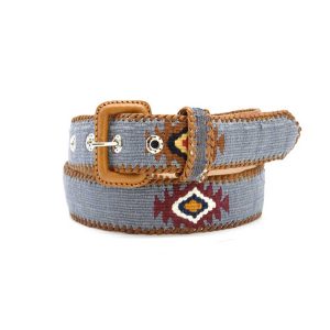 LA MANSA - Gris Perla Ethnic Belt