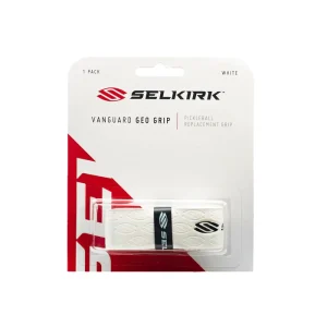 Poignée de raquette de pickleball VANGUARD Geo - Blanc