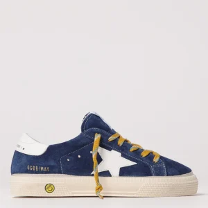 GOLDEN GOOSE - May Aviator Suede Navy