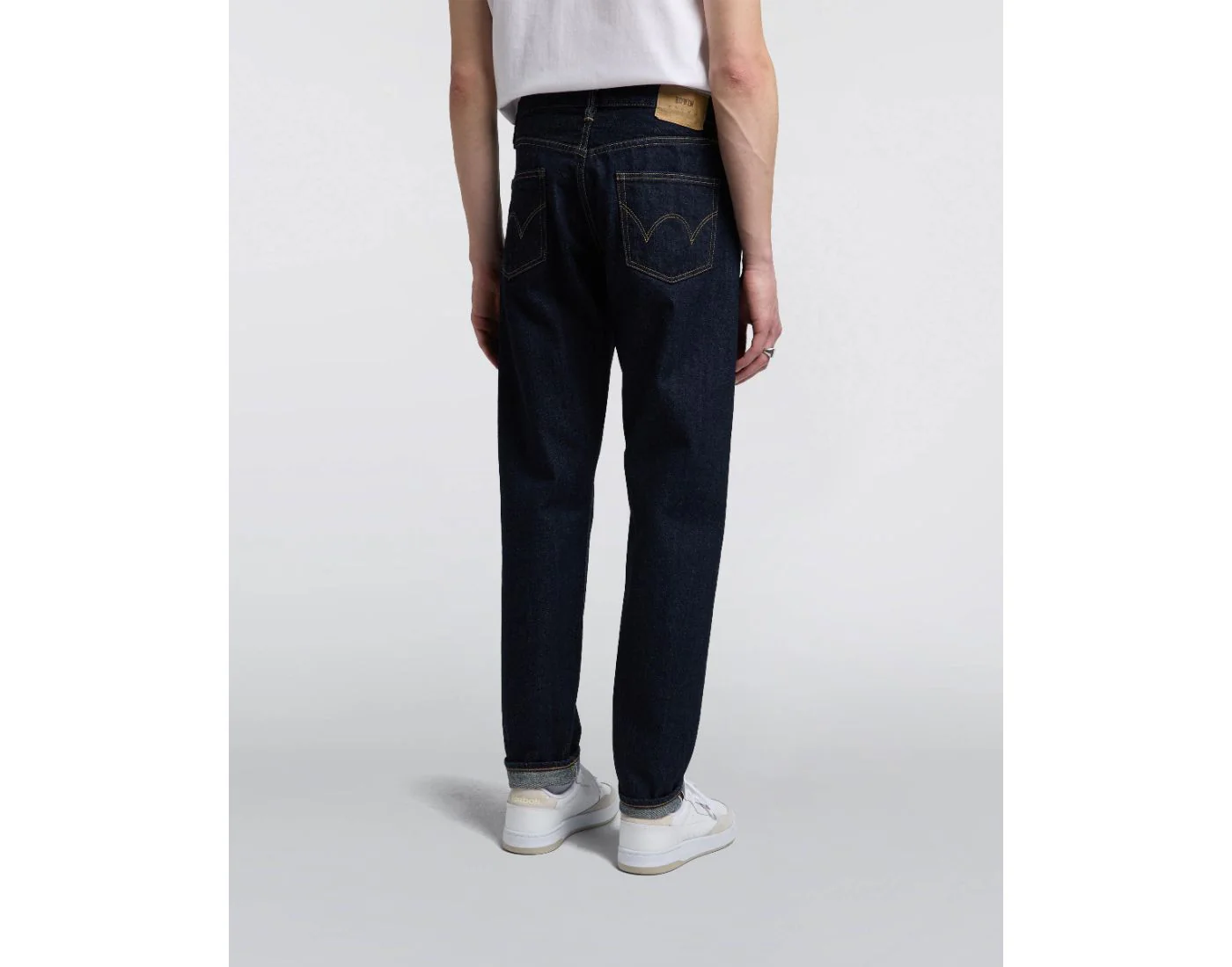 EDWIN - Regular Tapered Jeans Blue Rinsed – Image 3