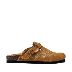 MEXICANA - Sabot Bahia Suede Camel