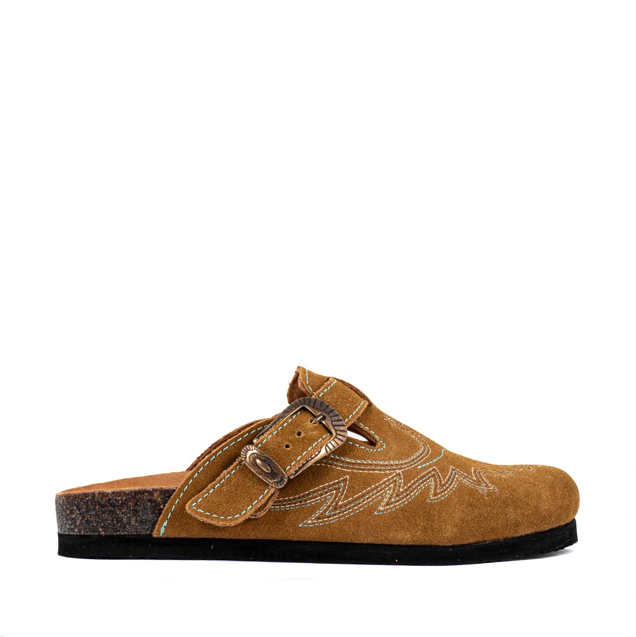 MEXICANA - Sabot Bahia Suede Camel