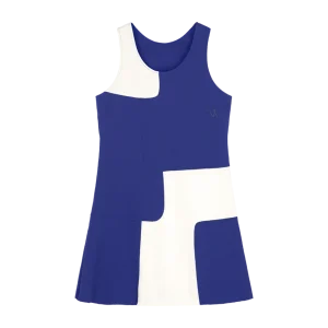 Robe Lina de Vieux Jeu (Femme) - Bleu/Blanc